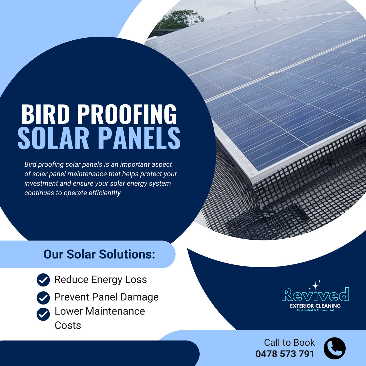 bird proofing-solar-panels