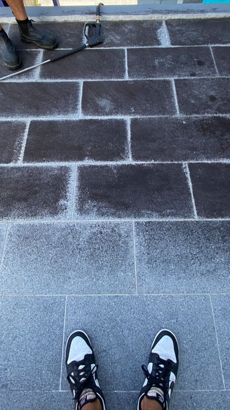 house walkway-cleaning